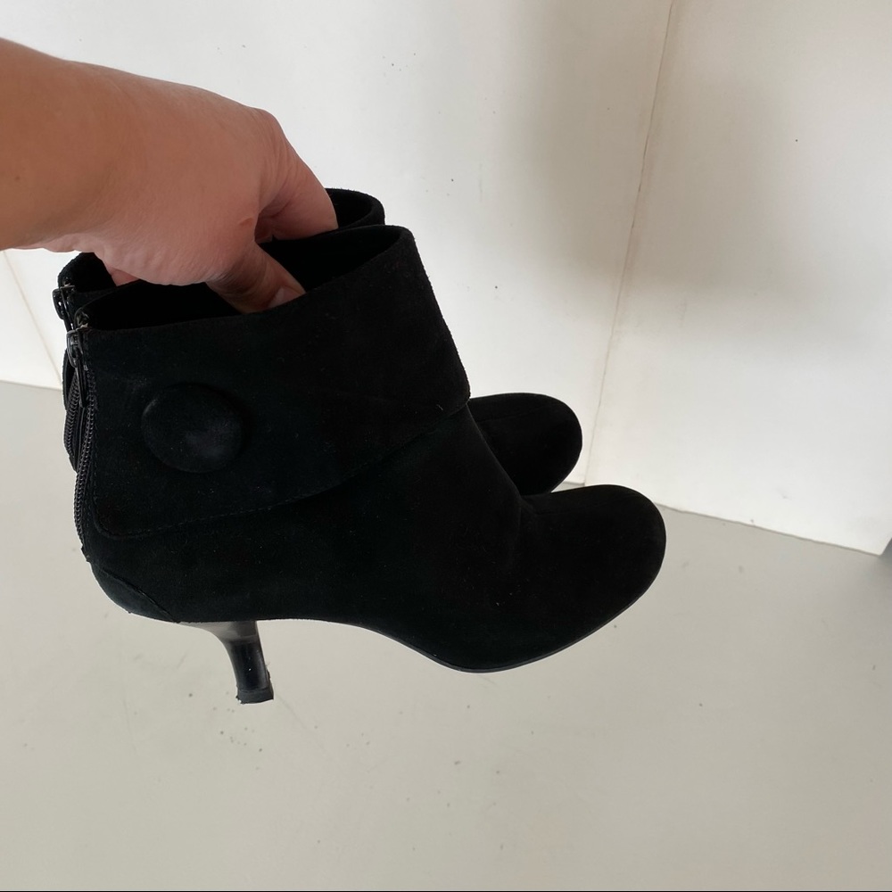 Franco Sarto Suede Ankle Booties - Picture 2 of 13